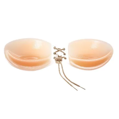 Silicone Sexy Push Bra Front Wireless Strapless Invisible Wire-Free Support Breathable Backless Breast Pastes Women's Intimate
