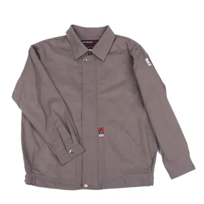 Men's Classic Cotton Canvas Work Jacket Durable and Breathable Warm Casual Workwear for Outdoor Flame-Retardant Feature