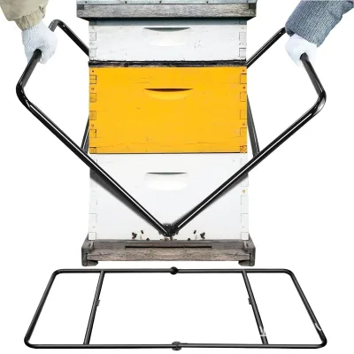 Adjustable Steel Tubing Beehive Carrier New Condition Langstroth Hive Stand for Easy Honey Beekeeping and Hive Transport