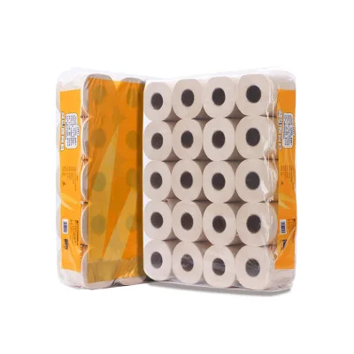 Factory Direct Sale Pure Bamboo Pulp Ultra Soft Dispersible Thickened Coreless Toilette Paper Toilet Tissue