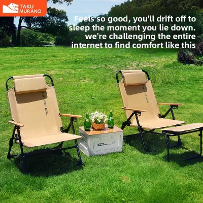 5 Level Adjustable Foldable Chair Recliner Heavy Duty Steel Tube Portable Office Nap Outdoor Balcony Lounge Bed Camping