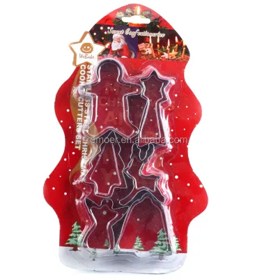 EMOER Christmas Gingerbread House Cookie Cutter Set