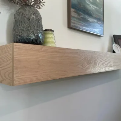 Luxury Modern Wooden Fireplace Hanging Country Mantel Home Decor Hide Storage Mantel