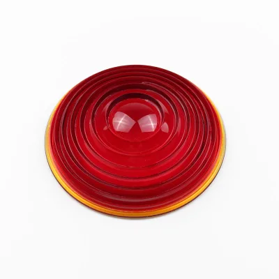Customized Round Solid Red Glass Lampshade Vintage Heavy Machine Pressed Glass Lamp Shades For Wall Lamps Garden Lights