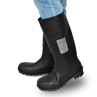 Portwest Customizable OEM Long Tube Rain Boots Anti-Smashing Waterproof with Anti-Slip Feature Oil Acid-Alkali Resistant