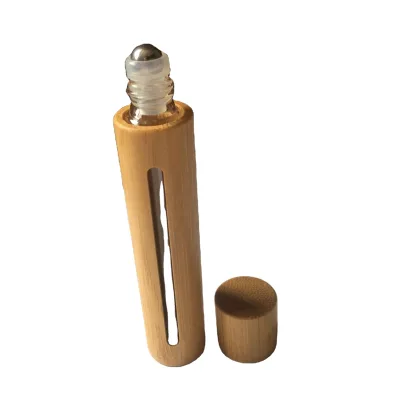 Bamboo Roll-on Bottle 10ml 15ml Factory Direct for Essential Oil Cosmetic Tube Packaging