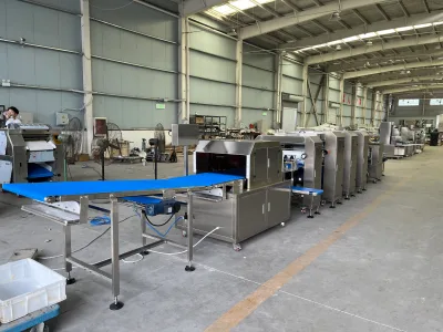 Full Automatic Mandazi Maker Machine Fried Bread Production Line