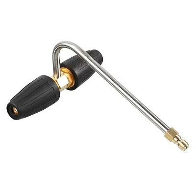 1/4 Quick Access High-pressure Washer Turbine Nozzle, 4000PSI Rotating Turbine Nozzle, Pressure Washer for groove Cleaning