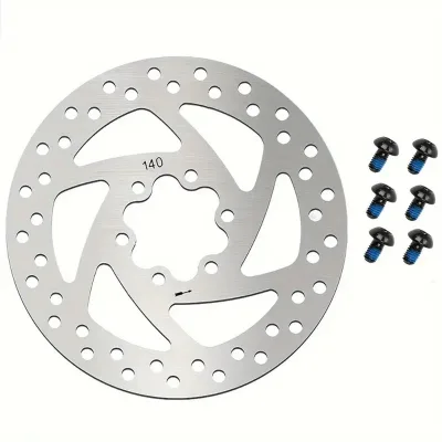 140MM Electric Scooter Brake Disc, 10 Inch Scooter KUGOO M4 Disc Brake Pad, Disc Brake Disc Scooter Accessories