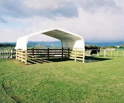 Cattle Hutch , Container Mounted Shelter, Livestock Shelter