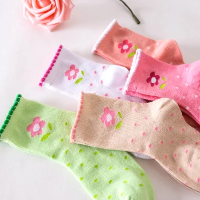 2026 Wholesale Multi Color Soft Skin Friendly Custom Summer Baby Newborn Cotton Gift Set Baby Girl Ankle Socks Knitted