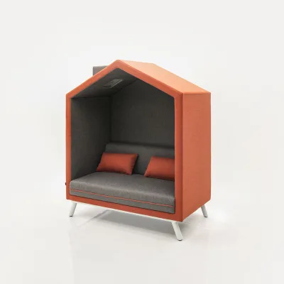 Office Meeting Pod Phone Booth Chat Pod Conference Set Soundproof Coffee Bar-Modern Eco-Friendly Apartment Living Room