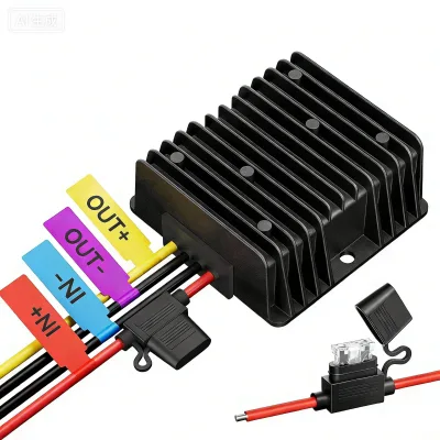 Calculus C60J12V20A5L 20A 50/60Hz Single Frequency Converter 24V/36V/48V 12V IP68 Waterproof Aluminum Alloy for Electric