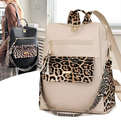 Factory Wholesale Retro Women's Backpack ConvenientTravel Tassel Casual Simple Zipper Closure New Mochila Bag