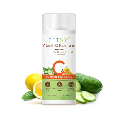 Aloe Cucumber Green Tea Toner Spray Brightening Vitamin C Skin Toner Skin Balancing Pore-Reducing Toner for Combination