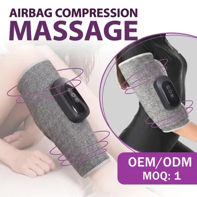 6D Airbag air Compression Calf Massager Wireless Compression Lower Leg Massager for Circulation with Heat and Timing Control
