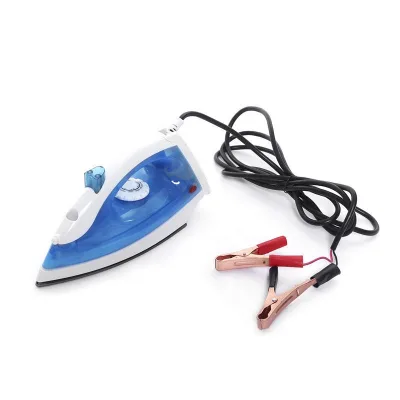 12VDC Solar Iron Traveling Portable Solar Battery Power Supply Electric 12 Volt Clothes Iron