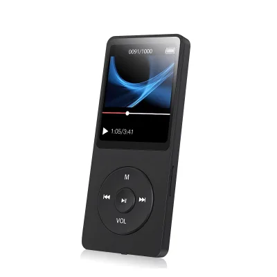 MP3 Music Player With BT MP4 Video Player Built-in Speaker 1.8 Inch HIFI Wkman FM E-book Clock Wireless Audio Receiver