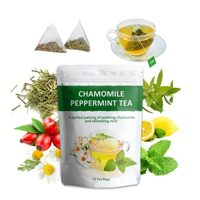 Private Label Vegan Caffeine Free Antioxidant Chamomile Peppermint Herbal Tea