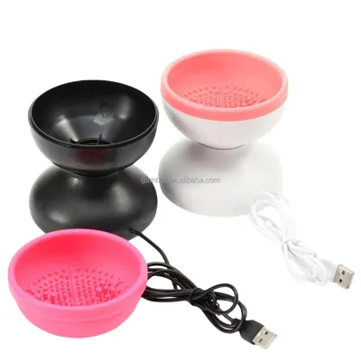 Hot Sale Cosmetic Electric Brushes Cleaner Tools Travel Home Custom Automatic Portable Deep Cleaning Makeup Brush Cleaner