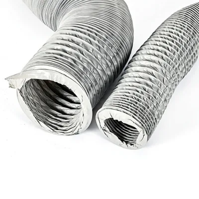 Geli PVC High-Temperature Resistant Smoke Extraction Exhaust Duct Telescoping Flexible Hose Thickened Steel Wire Ventilation