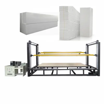 EPS Foam Cutting Machine with Waste Recovery Conveyor