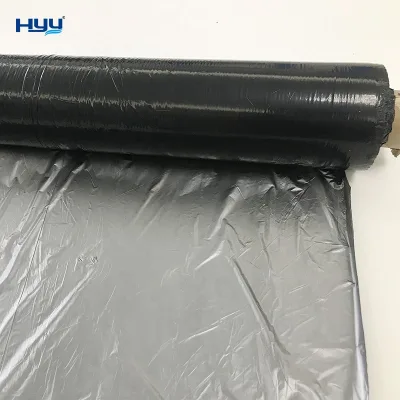 Black Plastic Mulching Film Garden Weeds Control Film Strawberry Plant Cover Mulch