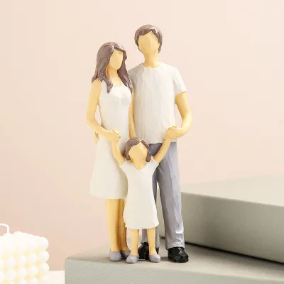 Home Decoration Accessories Modern Resin Character Miniature Figurines Love Gift Desk Decoration Memorial Gift Home Decor