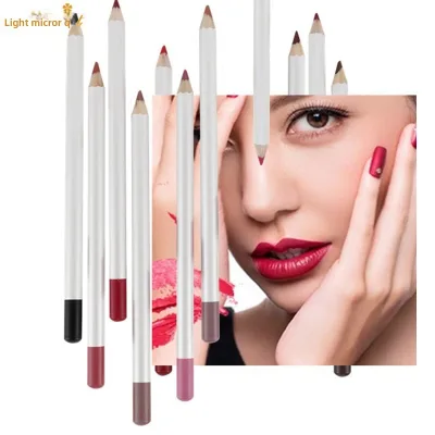 Multi-Color Matte Lip Liner Set 25 Colors Waterproof Lip Contour Pencils for Lip Shaping & Filling