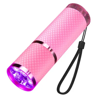 Factory 12LED UV Purple Black Light Flashlight Pet Stain Urine Detector Torch for Halloween Graduation Easter Thanksgiving