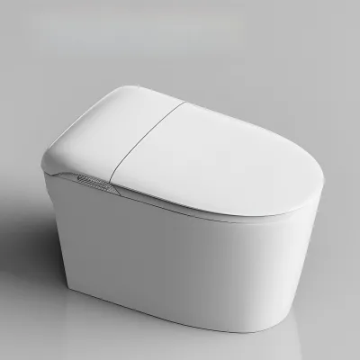 Modern Automatic Flush WC Bidet Smart Toilet Bowl Remote Control with Seat Heating S-Trap Drainage Pattern