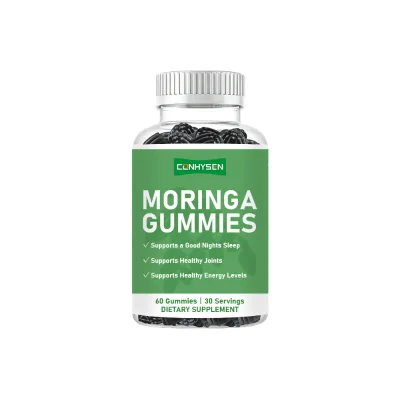 OEM Moringa Gummies with Sodium Dietary Supplement Supports a Good Nights Sleep and Supports Healthy Energy Levels Gummies