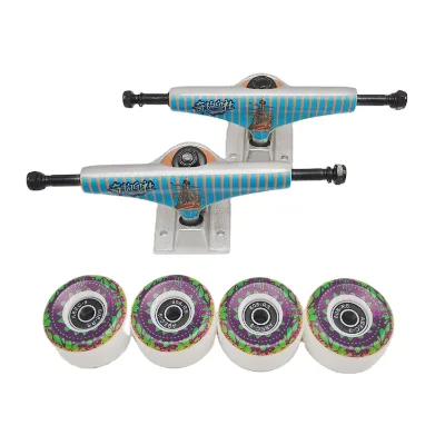 OEM Skateboard Set, Professional 5'' Die Casting Truck Wheel Bearing Combo with Printing Support