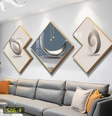 Wall Decor Modern Nordic Wall Decorations Home Art Outdoor Mosaic Framed Arabic Painting and Wall Arts for Hotel Restaurant