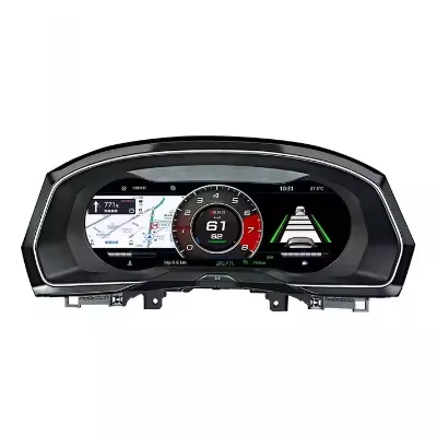 12.3 Inch Linux System Car Dashboard Panel Car Instrument for V W Series Bosstar Car Speedometer