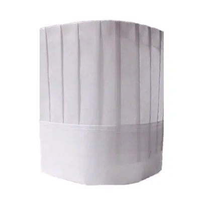 HBC Wholesale High Quality Non Woven Fabric Chef Hat Disposable Customized Paper Chef Hat With Restaurants