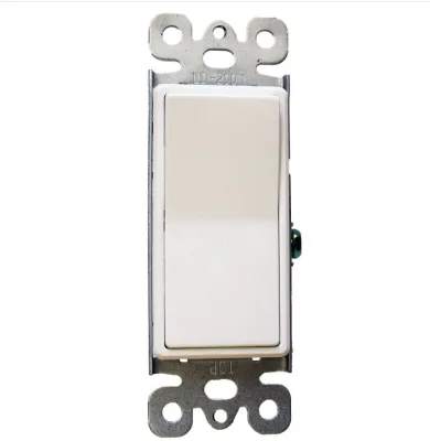 Wholesale American Wall Decorative Rocker Ac Quiet Switch 15A 120V 277V Rocker Switch Single Pole UL Approved Wall Switch