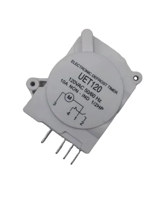 UET120 Electronic Defrost Timer 120V Refrigerator Freezer Defrost Timer Replacement Part