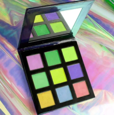Customized Logo 9 Pan Eyeshadow Palette MakeUp Square Multi Eyeshadow
