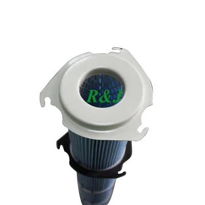 Cement mixing plant filter element Silo top plastic skeleton dust filter Three ears dust filter cartridge