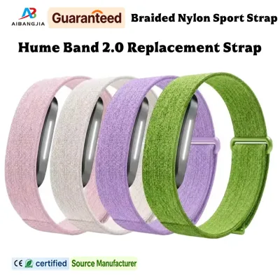Braided Nylon Sport Strap for Hume Band 2.0 Screenless Tracker Strap Breathable Wristband Smartwatch Watchband