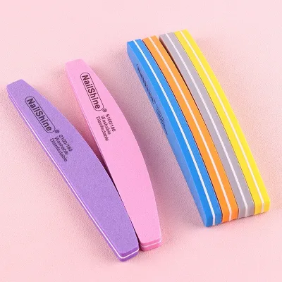 Wholesale Double Sided Nail Buffer Block Colorful Sponge Nail File Custom Logo Sanding Polishing Block Manufacturer
