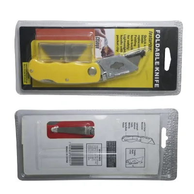 Portable Utility Folding Box Knife with Resizer As Gift Printing logo