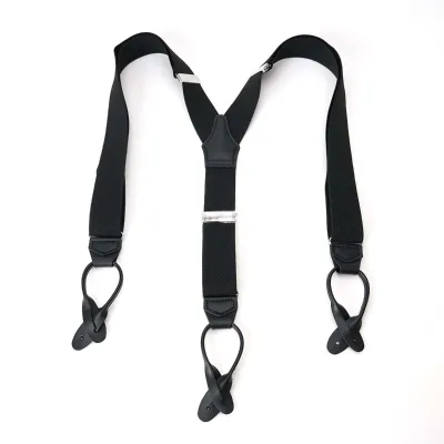 Formal Y Back Braces Suspenders Adjustable Elastic Clips Men's Ceremony Attire