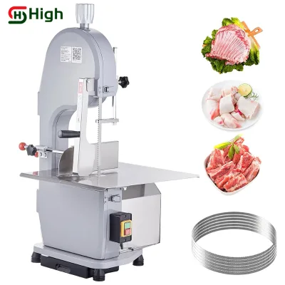 Factory Direct Sales Stainless Steel Commercial Frozen Meat Fish Chicken Meat Bone Cutting Machine Beef Cutter Machine