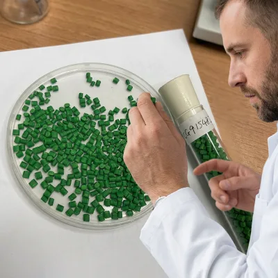 Protective Film Grade 20% Green Masterbatch Beads Low Adhesion Green Color Granules for Surface Protective PE Film