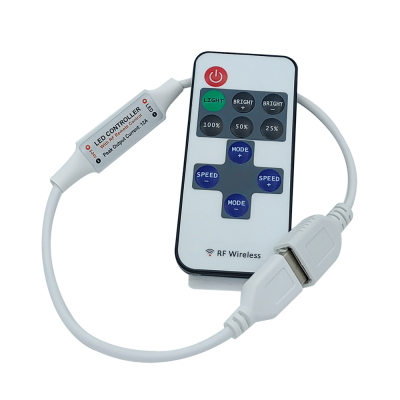 Single Color LED Strip Controller Touch Control Dimmer with Remote Home Lighting Remote Control Monochrome LED Driver
