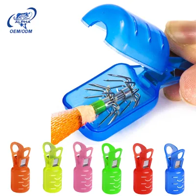 Alpha  Fishing Hook Covers Squid Jig Hook Protector Egi Lure Wooden Shrimp Hook Bonnets Fishing Gear Fishing Accessories