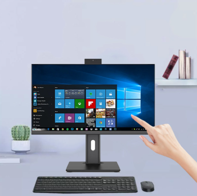 Factory Price 23.8 Inch LED Monitor IPS Panel LCD Screen Computer with Speaker for Student and Office Use Touch Screen Monitor