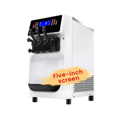 Manufacturing Trade Small Cone Egypt Roll Slush and Italian Gelato Ice Cream Machine